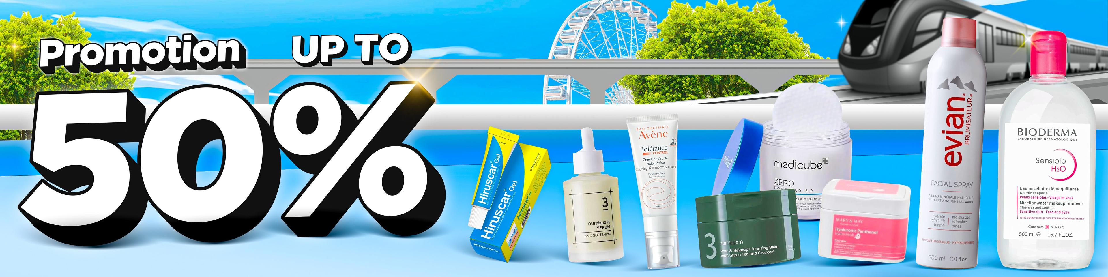 Discount up to 50% off